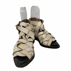アクネストゥディオズ ACNE STUDIOS Lenna Grain グラディエーターレザーサンダル レディース EUR：37 のサムネイル