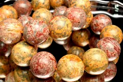 高発色◇身に着ける御神体！ 龍宮舎利石　8mm　ブレスレット 1個売り パワーストーン 天然石 _BG5553-8