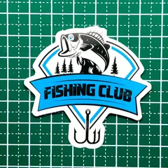 防水ステッカー【B74】釣り フィッシング 魚 かっこいい ブラックバス