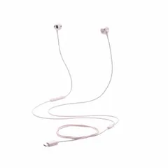 【新品・7営業日以内発送】エレコム（ELECOM） EHP-DF13IMPN タイプCイヤホン 有線 マイク付き セミオープン型 断線しにくい高耐久 通話対応 音量調整 ピンク EHPDF13IMPN【沖縄離島販売不可】