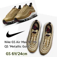 Nike GS Air Max 97 OG QS 'Metallic Gold' ナイキGS エアマックス97 