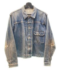 リーバイス Levi's 506XX 1st original vintage denim jacket 40's~50's ファースト オリジナル ヴィンテージ デニムジャケット 片面タブ シンチバック 青 ジャケット 無地 ブルー 104MT-88