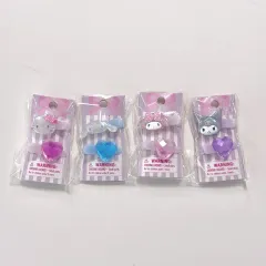 新品 Sanrio(サンリオ) ヘアクリップ 4 犬 セット ハローキティ クロミ シナモロール マイメロディー
