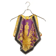 VERSACE (ヴェルサーチ) 22SS ヘリテージ プリント シルク ブラウス マルチ レディース 1005052 1A03489のサムネイル