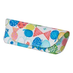 ☆ 水彩/ブルー ☆ メガネケース メガネケース おしゃれ 眼鏡ケース 女性 めがねケース 可愛い セミ ハード レディース メンズ おしゃれ セミハード 大人 かわいい 敬老の日 母の日 父の日 ギフト メガネ用品 眼鏡用品 雑貨