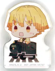 【中古】アクリルスタンド・アクリルパネル 我妻善逸 アクリッツマスコット～無限列車ver.～ 「一番くじ 鬼滅の刃 ～心を燃やせ～」 E賞