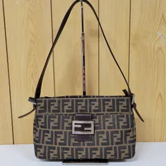 33 FENDI フェンディ マンマバケット ズッカ柄 ショルダーバッグ