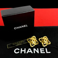極 美品 保存箱付 コメ有 CHANEL シャネル ヴィンテージ 97P ココマーク GP イヤリング イヤーカフ アクセサリー ゴールド 63969