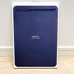 アップル Apple 純正 iPad Pro 10.5インチ用 レザースリーブ ミッドナイトブルー Leather Sleeve Midnight Blue レザー/マイクロファイバー MPU22FE/A