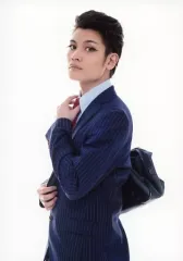 【中古】生写真(男性) 河原田巧也(泉田塔一郎)/膝上・体左向き・制服・左手ネクタイ・キャラクターショット/舞台『弱虫ペダル』～総北新世代、始動～ブロマイド 個人セット