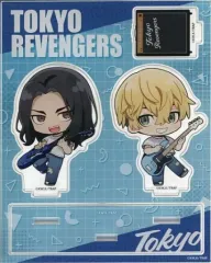 【中古】アクリルスタンド・アクリルパネル 場地圭介＆松野千冬 ご当地アクリルジオラマ 東京A 「東京リベンジャーズ POP UP SHOP in マルイ」