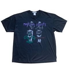 90's Madison Scouts " The Road to Wald Disney World! " Print T-Shirts 【XXL】 90年代 マディソンスカウト バンドTシャツ ミュージック USA製 鼓笛隊 バンドT