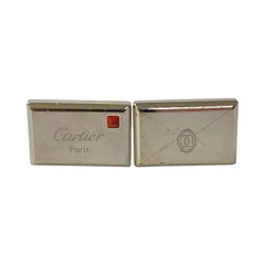 カルティエ⭐︎Cartier⭐︎ カフリンクス　ゴールド×レッド カルティエ⭐︎Cartier⭐︎ カフリンクス ゴールド×レッド