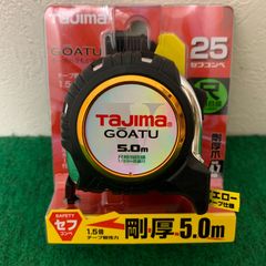 〇タジマ(Tajima) コンベックス 剛厚テープ5m×25mm 剛厚セフGロック25 尺相当目盛付 GASFGL2550S