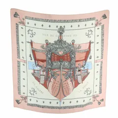 エルメス HERMES カレ90 VUE DU CARROSSE DE LA GALERE LA REALE