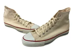 コンバース CONVERSE 90s ALL STAR HI オール スター ハイ キャンバス ヴィンテージ USA製 シューズ 薄茶 メンズ靴 スニーカー ベージュ US12 104S-889