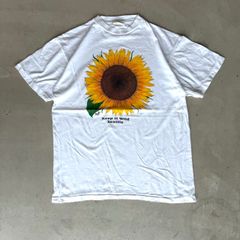 Flowwwers Sunflower Tシャツ イエロー - メルカリ