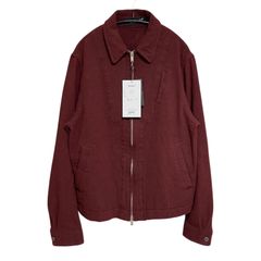 定価82500円 UNDERCOVER ナイロン混 縮絨 ブルゾン UC2C9206 A.BORDEAUX サイズ３ アンダーカバー NYLON BLOUSON ジャケット JACKET JKT ボルドー
