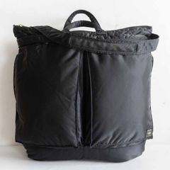 【美品】PORTER 【タンカー 2way ヘルメットバッグ】ポーター ショルダーバッグ ナイロン ブラック TANKER BAG 25050431