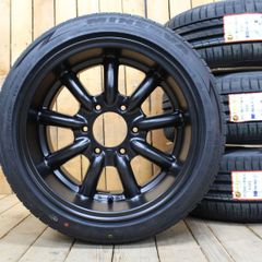 200系 ハイエース オーバーフェンダーサイズ 17インチ 8.5J+19 ファブレス MC-9 ワイドシリーズ 1ピース 205/50R17 新品 タイヤ ホイール 4本SET