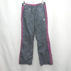 ◇ Θ adidas アディダス ジャージパンツ サイズL ネイビー　パープル メンズ E  【1505130000894】