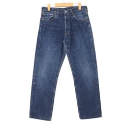 90年代 USA製 Levi's リーバイス 501 デニムパンツ ブルー(メンズ W33 L34)中古 古着 A5096