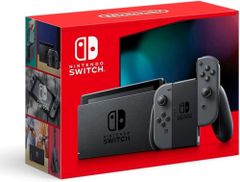 【整備済み品】 任天堂 Nintendo Switch Joy-Con(L)/(R) グレー ニンテンドースイッチ バッテリー強化版 [video game]
