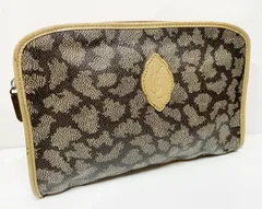 90s ヴィンテージ Yves Saint Laurent｜イヴサンローラン ジラフ柄 セカンドバッグ YSL