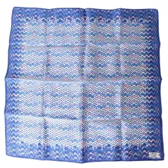 Liberty of London スカーフ シルク100% ブルー 44×44(cm) NT 美品 Aランクのサムネイル