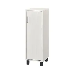 白井産業 下駄箱 シューズボックス 玄関収納 木製 隙間 ちょい足しにぴったりな幅約33cmのコンパクトサイズ 約6足収納 ホワイト 白 木目柄 ベーシックデザイン 幅32.8×奥行36.4×高さ99cm FUL-1035D WH フルニコ