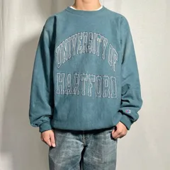 90年代 USA製 Champion チャンピオン REVERSE WEAVE リバースウィーブ 刺繍タグ アーチロゴ 2段プリント スウェットシャツ メンズXL 