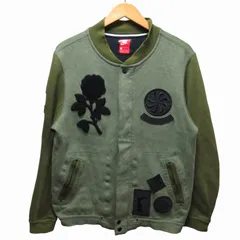 ナイキ NIKE デストロイヤージャケット スタジャン ブルゾン ワッペン L 緑 カーキ 921837-387 /FF 0710 ■GY09のサムネイル