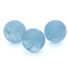 1粒売り アクアマリン 6mm パワーストーン バラ売り 天然石 パワーストーン ばら売り ビーズ 穴あき 1玉売り アクセサリー