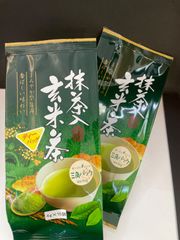抹茶入玄米茶ティーパック　（4g×15）2袋　三角テトラパック