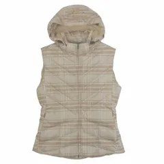 patagonia パタゴニア 28395FA12 Down With It Vest チェック ダウン ベスト ベージュ系 M【中古】のサムネイル