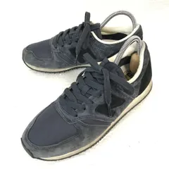 new balance/ニューバランス★U420NK/スエード × ナイロン スニーカー【23.5/UK5/US5.5/黒/navy×black】sneakers/Shoes/trainers◆cQ-489