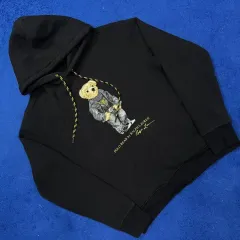 POLO RALPH LAUREN(ポロラルフローレン) ポロベア 黒 フード付きTシャツ