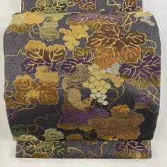 新品】反物高級三眠蚕糸小紋パープル