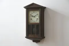 精工舎 SEIKO アンティーク 柱時計 壁掛け時計 振り子 正常動作品 アンティーク時計 精工舎(SEIKOSHA、セイコー) 21DAY 電池式