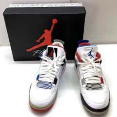 03w15821【箱付き】Nike Air Jordan 4 Retro SE White/Military Blue/Fire Red ナイキ エアジョーダン4 レトロ SE ホワイト/ブルー/レッド 28.5cm メンズ スニーカー Cl1184-146