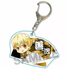 【中古】雑貨 我妻善逸 てくトコ扇子キーホルダー 「鬼滅の刃」