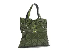極美品　バオバオイッセイミヤケ ルーセント ハンドバッグ メタリック グリーン ISSEY MIYAKE - □極美品□ BAO BAO ISSEY MIYAKE バオバオ