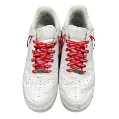 ◆中古品◆ NIKE×SUPREME ナイキ×シュプリーム AIR FORCE 1 LOW SUPREME エアフォース 28.5cm CU9225-100 スニーカー 本体のみ V96995NC