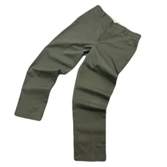 エルエルビーン テーパード スラックス コットンパンツ カーキグリーン W32 メンズ 【 きれいめ 好シルエット♪ 】 L.L.BEAN アウトドア カジュアル ●Ja8589のサムネイル