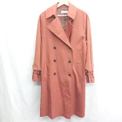 ◇ ⊂ Andemiu アンデミュウ 長袖 トレンチコート サイズS テラコッタ系 レディース E  【1412090041914】のサムネイル