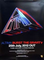 [중고] 포스터 (여성) 고지 B2 포스터 ALTIMA [CD BURST THE GRAVITY] 겐츄야 선착 구입 특전