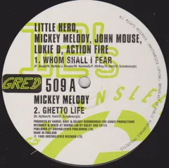 英12” Little Hero, Meekie Melody , J Whom Shall I Fear GRED509 Greensleeves Records /00250