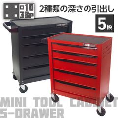 アストロプロダクツ ミニキャビネット 5段 マットブラック RC193/マットレッド RC192