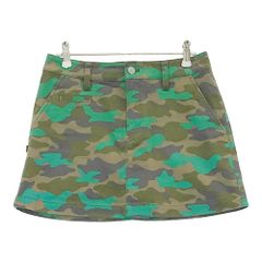 極美品）MARK & LONA カモフラ柄スカート グリーン - メルカリ