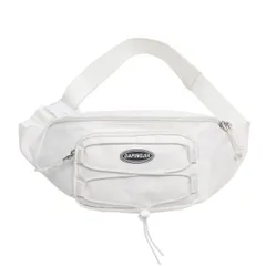 【特価商品】斜めがけ 旅行 自転車 スポーツバッグ 多機能 肩掛けバッグ 軽量 通勤 男女 (ホワイト) ショルダーバッグ 防水 大容量 レディース 斜め掛け メンズ 韓国 ウエストポーチ 【ZESU】ボディバッグ